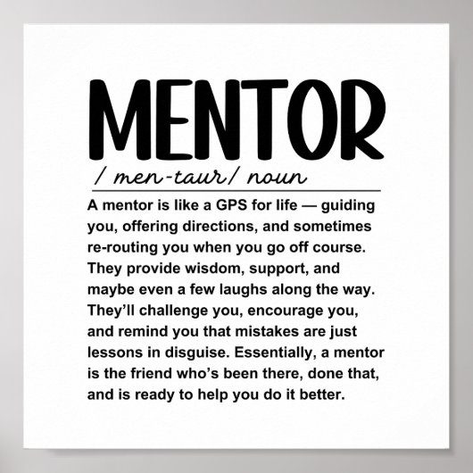 Mentor Poster (Vorne)