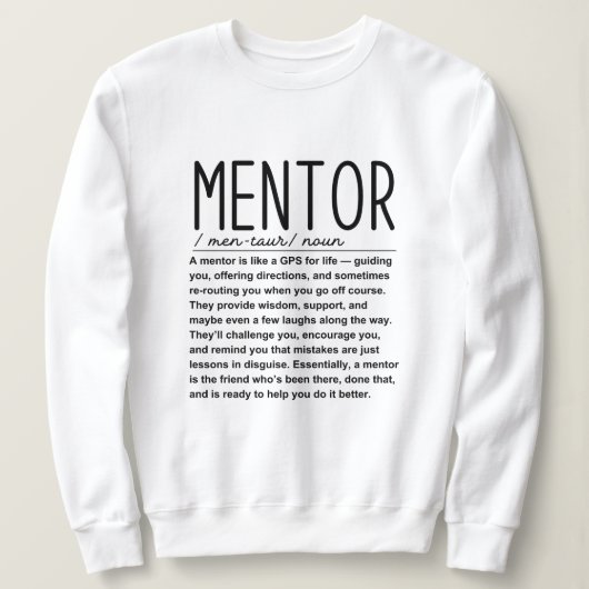 Mentor Sweatshirt (Design vorne)