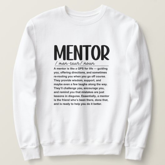 Mentor Sweatshirt (Design vorne)