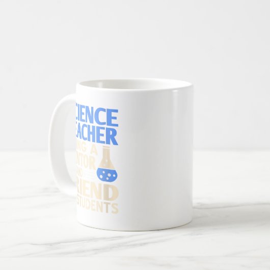 Mentor und Freund von Wissenschaftslehrerinnen Kaffeetasse (Vorderseite Links)
