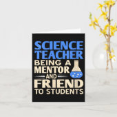 Mentor und Freund von Wissenschaftslehrerinnen Karte (Gelbe Blume)