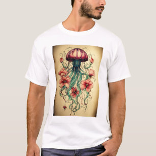 "Mentoring Jellyfish Design Ozeanisch Inspiriert T-Shirt