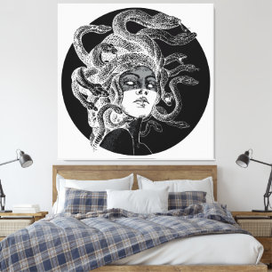 Mentoring Medusa Art Leinwanddruck