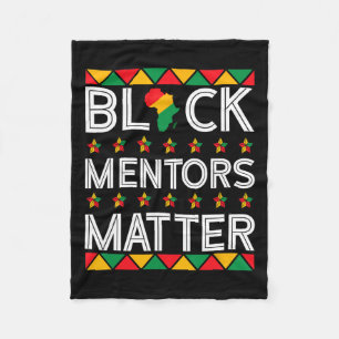 Mentors der schwarzen Geschichte Problem Afrikanis Fleecedecke