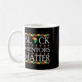 Mentors der schwarzen Geschichte Problem Afrikanis Kaffeetasse (Links)