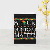 Mentors der schwarzen Geschichte Problem Afrikanis Karte (Gelbe Blume)
