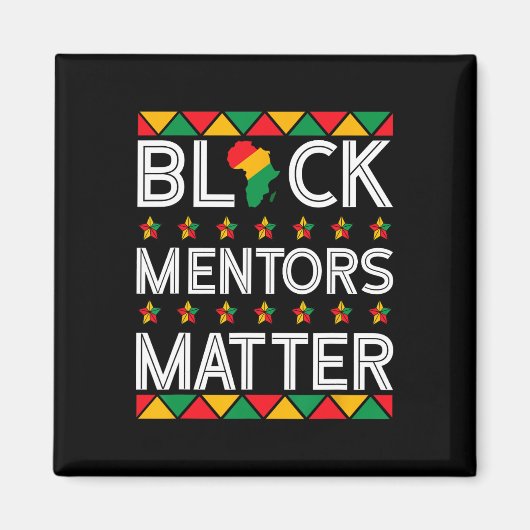 Mentors der schwarzen Geschichte Problem Afrikanis Magnet (Vorne)