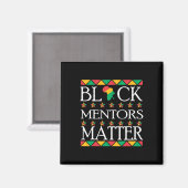 Mentors der schwarzen Geschichte Problem Afrikanis Magnet (Vorderseite/Rückseite)