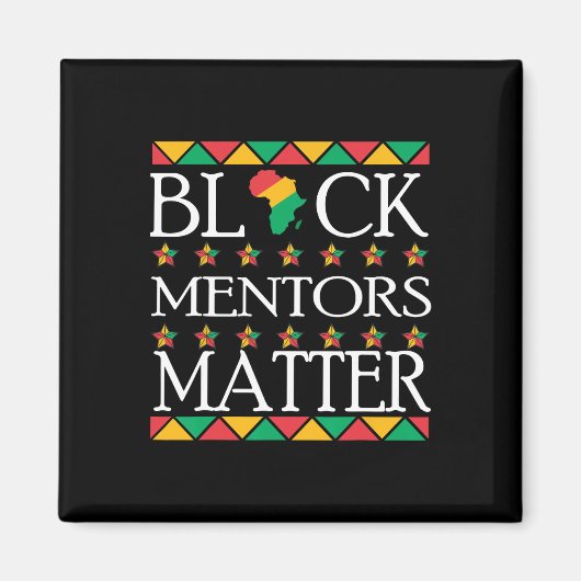 Mentors der schwarzen Geschichte Problem Afrikanis Magnet (Vorne)