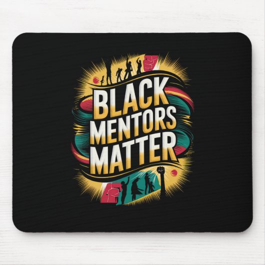 Mentors der schwarzen Geschichte Problem Afrikanis Mousepad (Vorne)