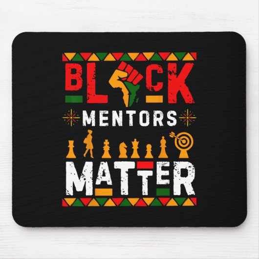 Mentors der schwarzen Geschichte Problem Afrikanis Mousepad (Vorne)