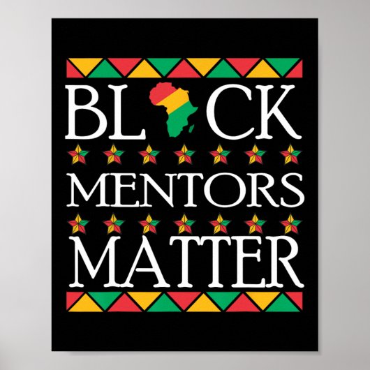Mentors der schwarzen Geschichte Problem Afrikanis Poster (Vorne)