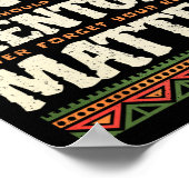 Mentors der schwarzen Geschichte Problem Afrikanis Poster (Ecke)