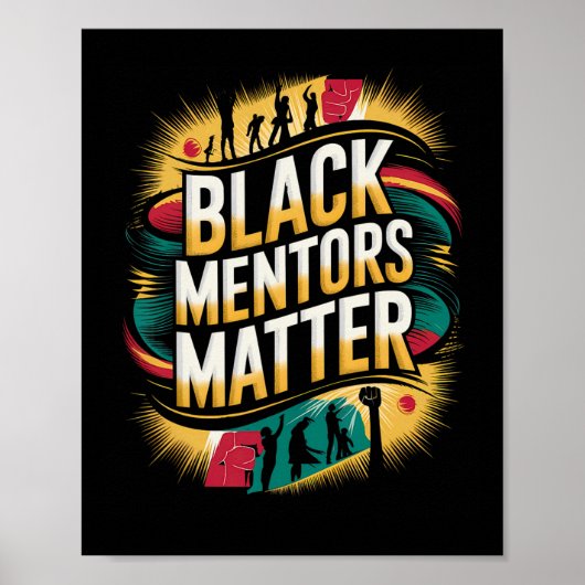 Mentors der schwarzen Geschichte Problem Afrikanis Poster (Vorne)