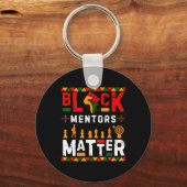 Mentors der schwarzen Geschichte Problem Afrikanis Schlüsselanhänger (Vorderseite)
