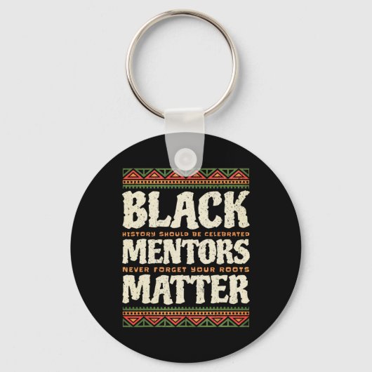 Mentors der schwarzen Geschichte Problem Afrikanis Schlüsselanhänger (Vorderseite)