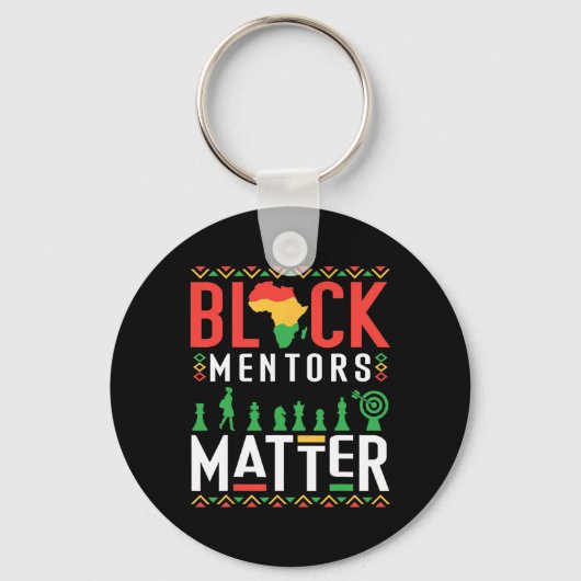 Mentors der schwarzen Geschichte Problem Afrikanis Schlüsselanhänger (Vorderseite)