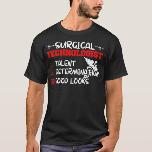 Mentors Scrub Tech, Techniker für Chirurgie T-Shirt (Vorderseite)