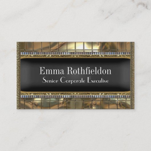 Mentorsteen elegantes 3,5" x 2" beruflich visitenkarte (Vorderseite)