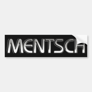 Mentsch Autoaufkleber