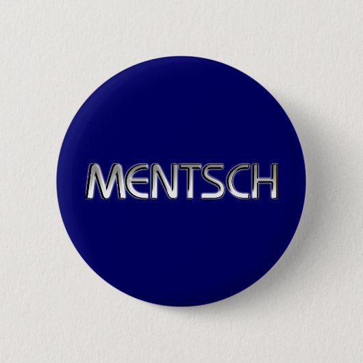 Mentsch Button (Vorderseite)