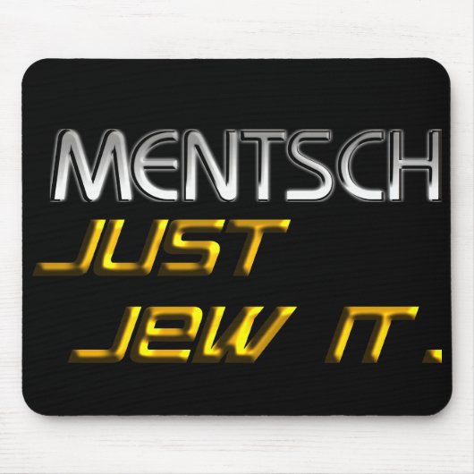 Mentsch Mousepad (Vorne)