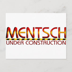 Mentsch Postkarte