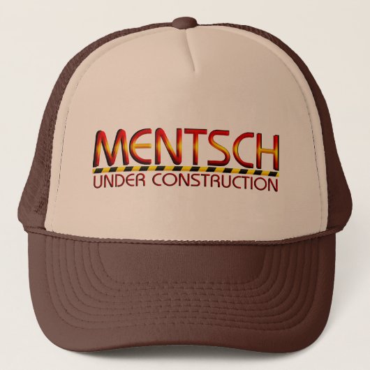 Mentsch Truckerkappe (Vorderseite)