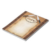 Menù-Abbildung Notizblock (Rotiert)