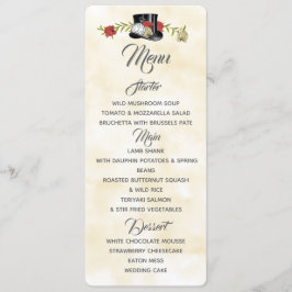 Menü "Alice im Wunderland" Menükarte