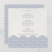 Menü "Alternative" Menükarte (Vorne/Hinten)