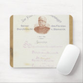 Menü an Prinzen von Bismarcks Mousepad (Mit Mouse)