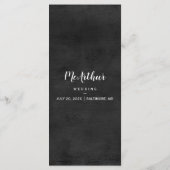 Menü - Anweisung Chalkboard-Skript Menükarte (Rückseite)