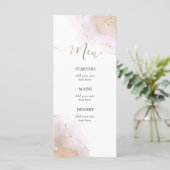 Menü "Aquarell" Menükarte (Stehend Vorderseite)