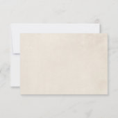 Menü "Auswahl"-Hochzeit für Beach Seashells RSVP Karte (Rückseite)