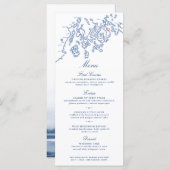 Menü - Bar Harbour Maine Penobscot Bay Karte (Vorne/Hinten)