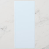 Menü "Beach Foto Destination" Programm (Rückseite)