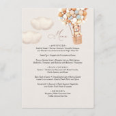 Menu Bear Baby Showballon Begleitkarte (Vorderseite)