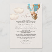 Menu Bear Baby Showballon Begleitkarte (Vorderseite)