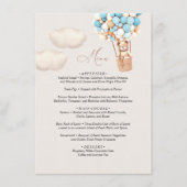 Menu Bear Baby Showballon Begleitkarte (Vorderseite)