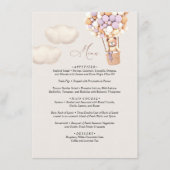 Menu Bear Baby Showballon Begleitkarte (Vorderseite)