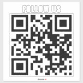Menü "Benutzerdefinierter QR-Code-Storefront-Busin Aufkleber (Blatt)