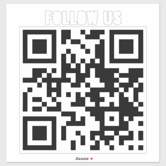 Menü "Benutzerdefinierter QR-Code-Storefront-Busin Aufkleber (Blatt)