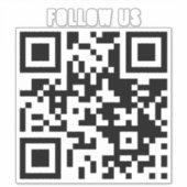 Menü "Benutzerdefinierter QR-Code-Storefront-Busin Aufkleber (Vorderseite)