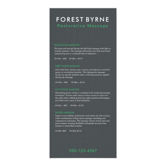 Menü "Berufliche Preise" (Vorne)