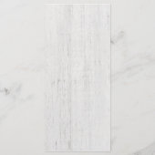 Menü "besondere Anlass" | Rustikale Romantik Menükarte (Rückseite)