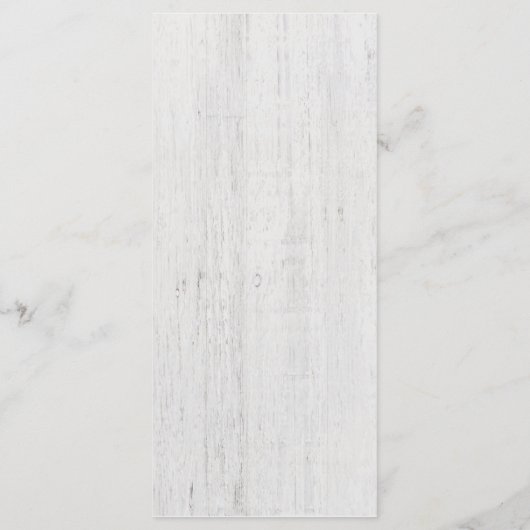 Menü "besondere Anlass" | Rustikale Romantik Menükarte (Rückseite)