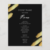 Menü "Black and Gold Paint Budget Event" (Vorderseite)