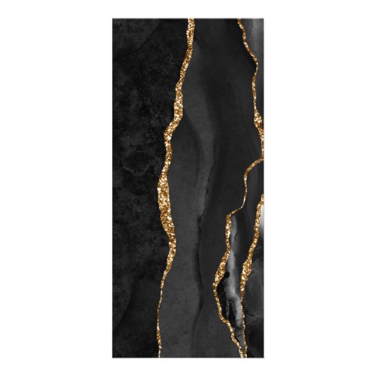 Menü "Black & Gold Agate" (Hinten)