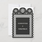 Menü "BLACK MEXICAN PAPEL PICADO" (Rückseite)